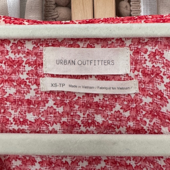 Urban Outfitters Gabrielle Woven Dobby Midi Wrap Dress Size XS - Picture 9 of 9